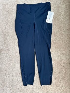 💙 *lululemon Fast and Free HR Tight 25” Pockets 💙 Size 12